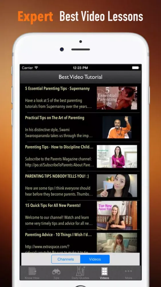Capturas de pantalla de Parenting 101: Tips and Tutorial