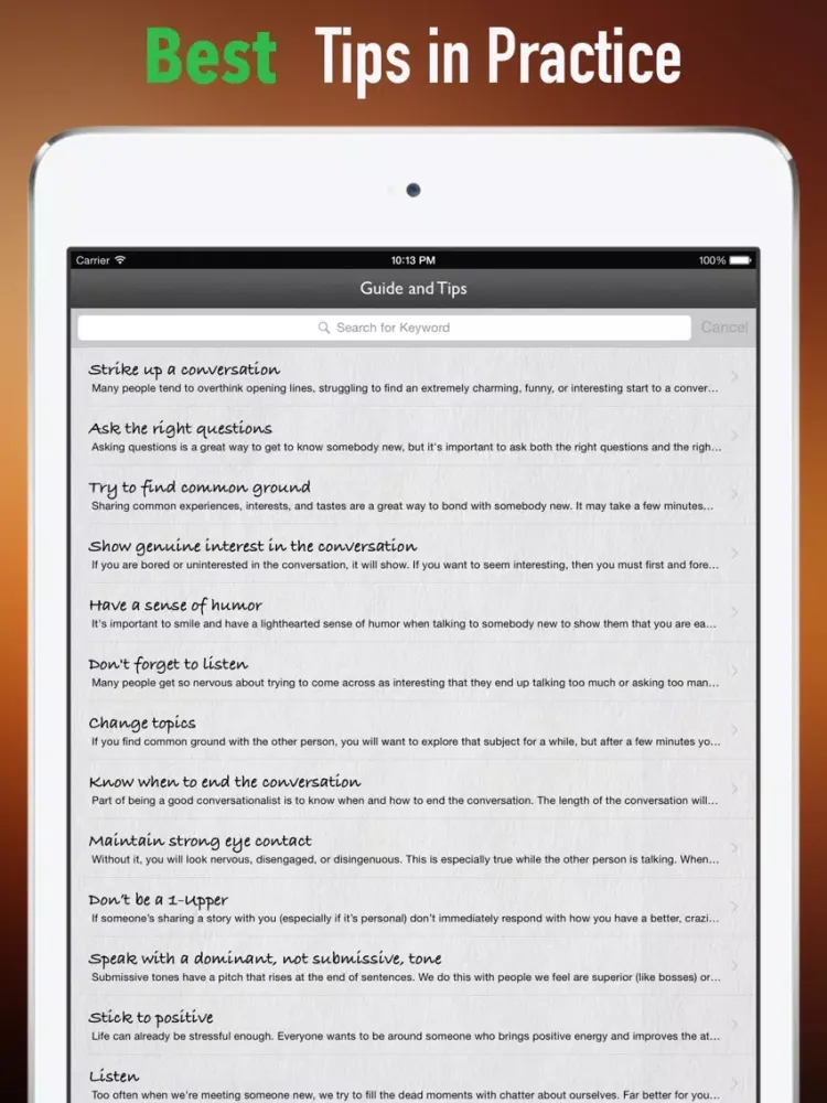 تصاویر How to Talk to People: Easy Ways to Approach and Always Know What to Say iPad 