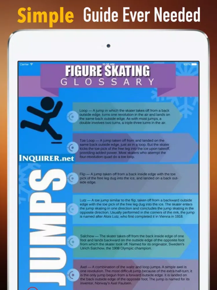 تصاویر Figure Skating for Beginners: Tutorial and Tips iPad 