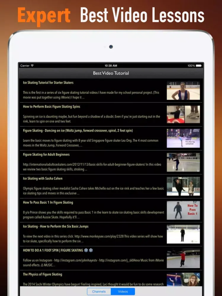 تصاویر Figure Skating for Beginners: Tutorial and Tips iPad 