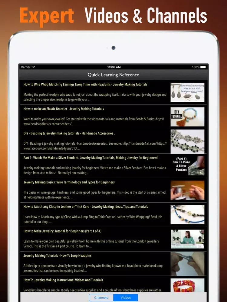 Jewelry 101: Tutorial with Trends and Glossary iPad 应用截图
