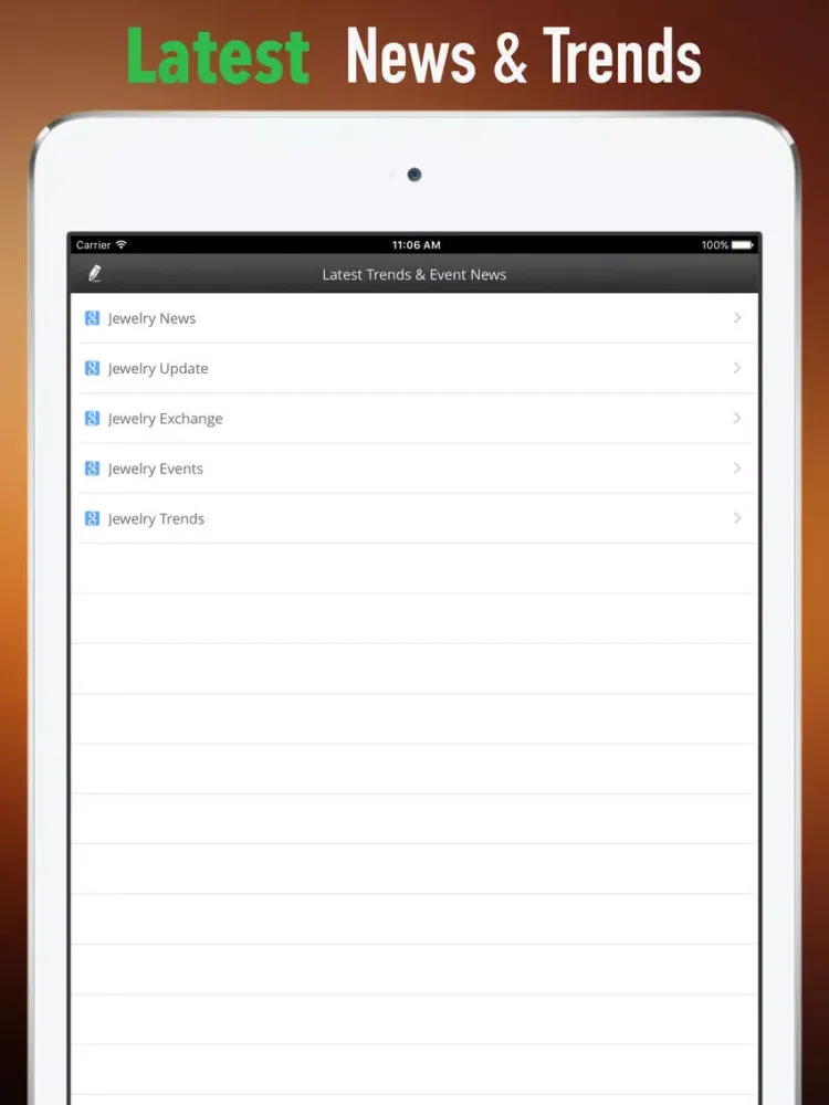 Jewelry 101: Tutorial with Trends and Glossary iPad 应用截图