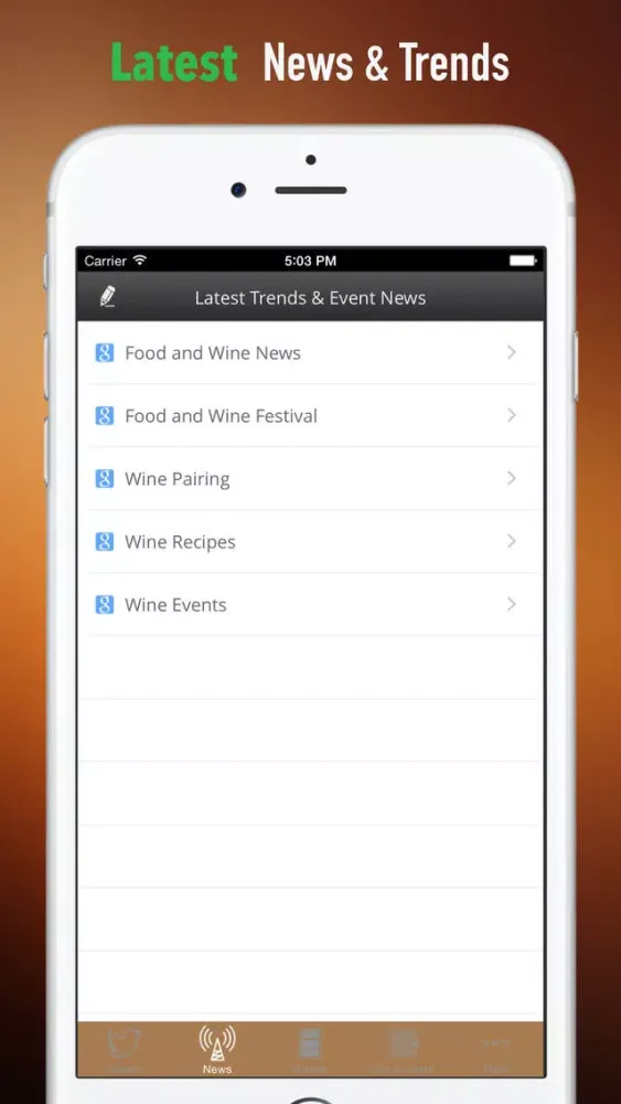ภาพหน้าจอของ Food and Wine 101: Reference with Tutorial Guide and Latest Events