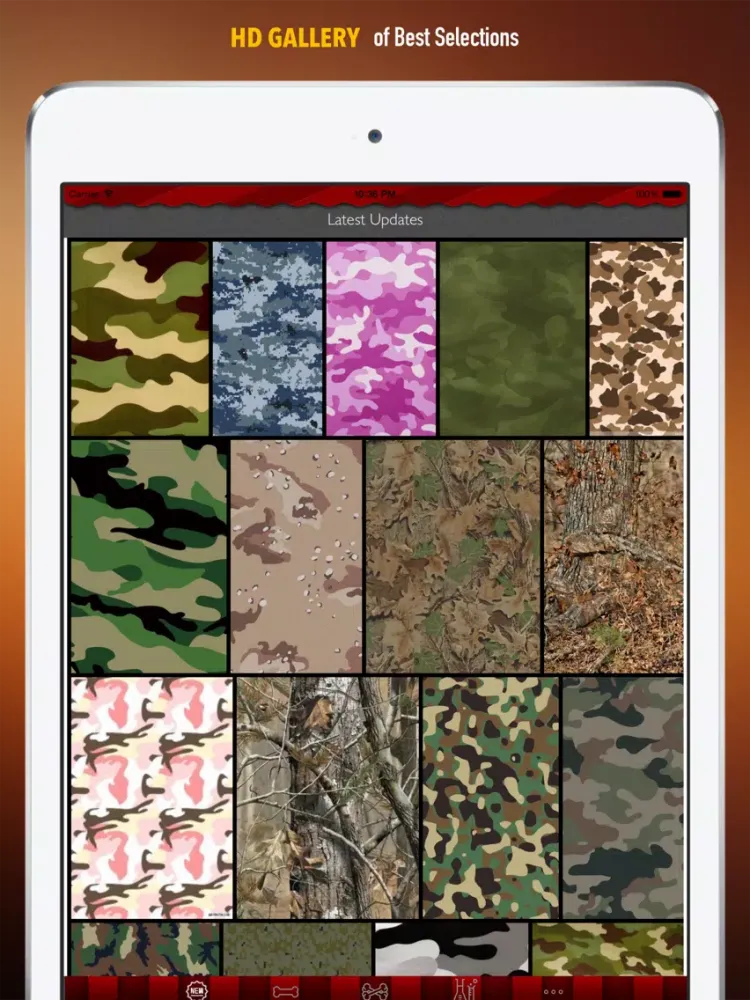 Camo Wallpapers HD: Quotes Backgrounds Creator with Best Art Collections and Inspirations iPad  Screenshots