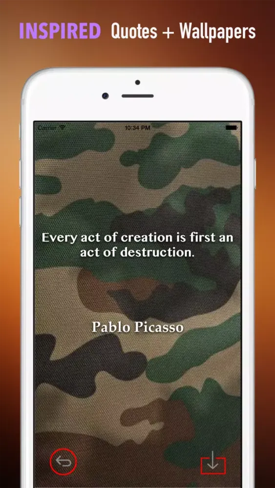 Camo Wallpapers HD: Quotes Backgrounds Creator with Best Art Collections and Inspirations Screenshots