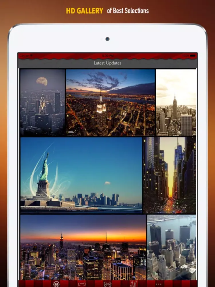 Скриншоты New York Wallpapers HD: Quotes Backgrounds with City Pictures iPad 