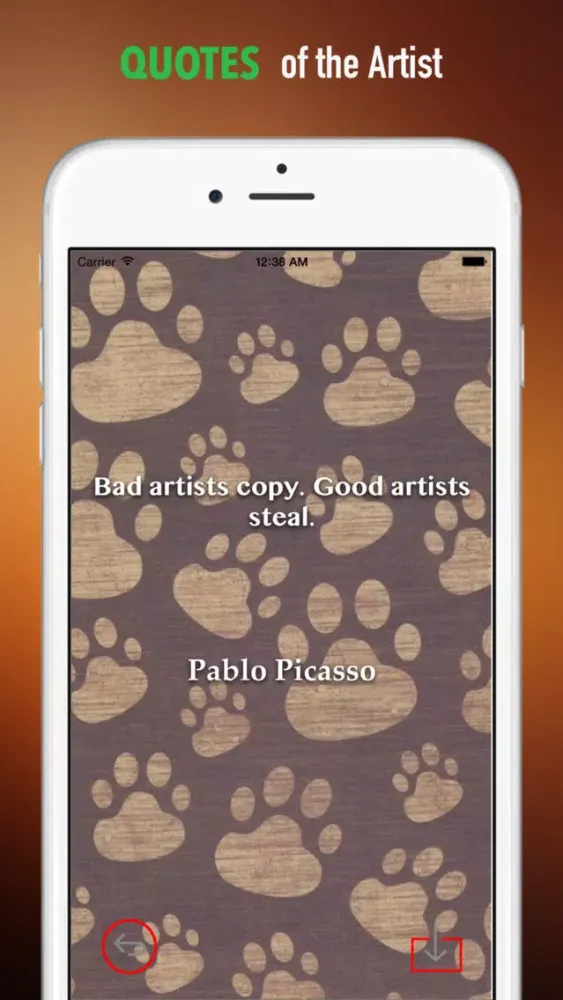Captures d'écran de Paw Print Wallpapers HD: Quotes Backgrounds Creator with Best Designs and Patterns