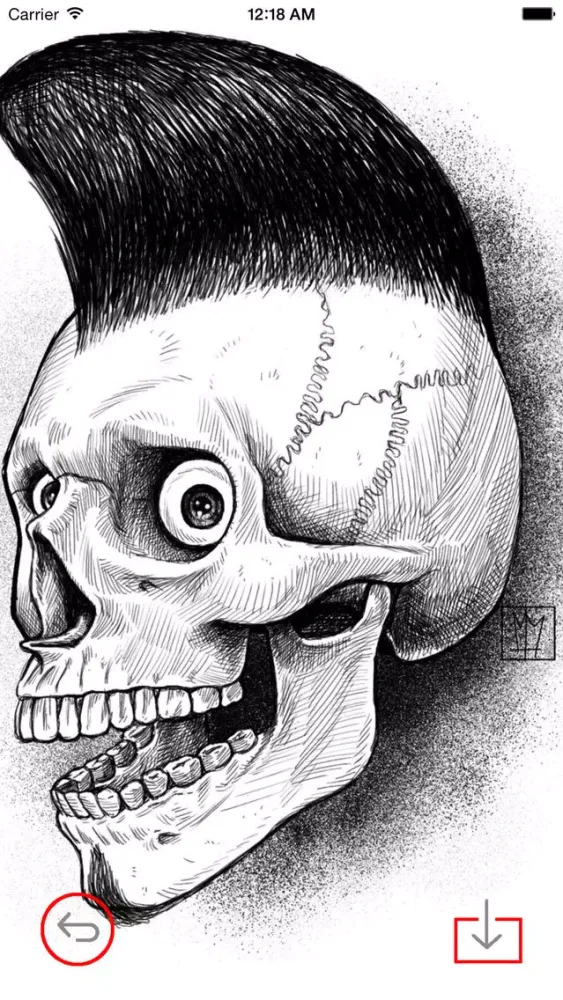 Skull Art Theme HD Wallpaper and Best Inspirational Quotes Backgrounds Creator Screenshots