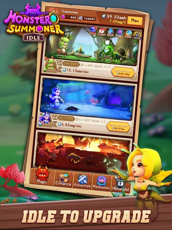 Скриншоты Idle Monster Summoner iPad 
