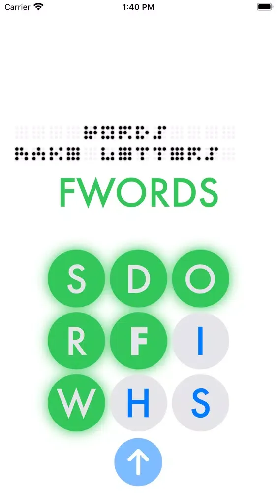 Capturas de tela do F-WORD