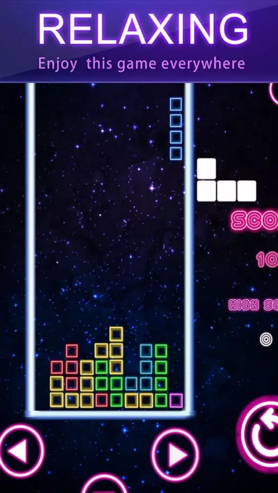 Neon Color Block Puzzle 2 स्क्रीनशॉट