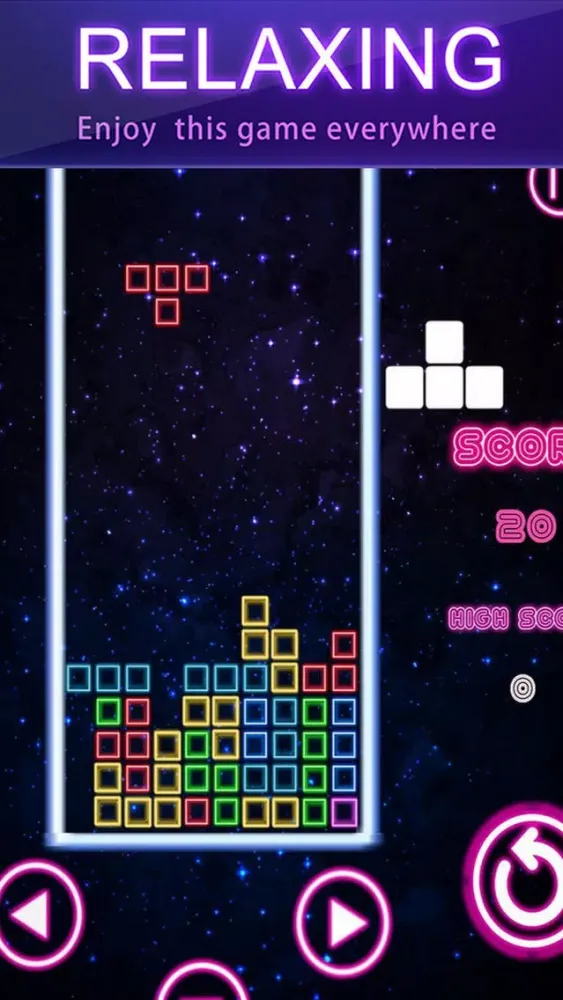 Neon Color Block Puzzle 2 स्क्रीनशॉट