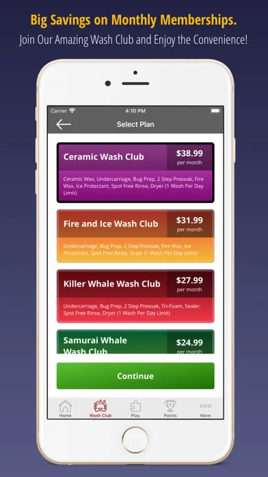 Whale Spout Car Wash Screenshots