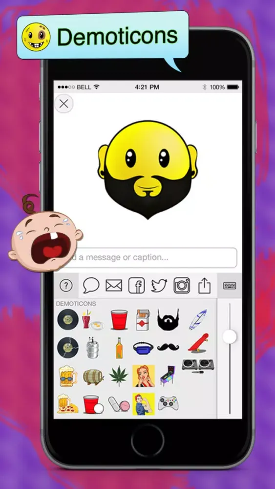Capturas de pantalla de Demoticons