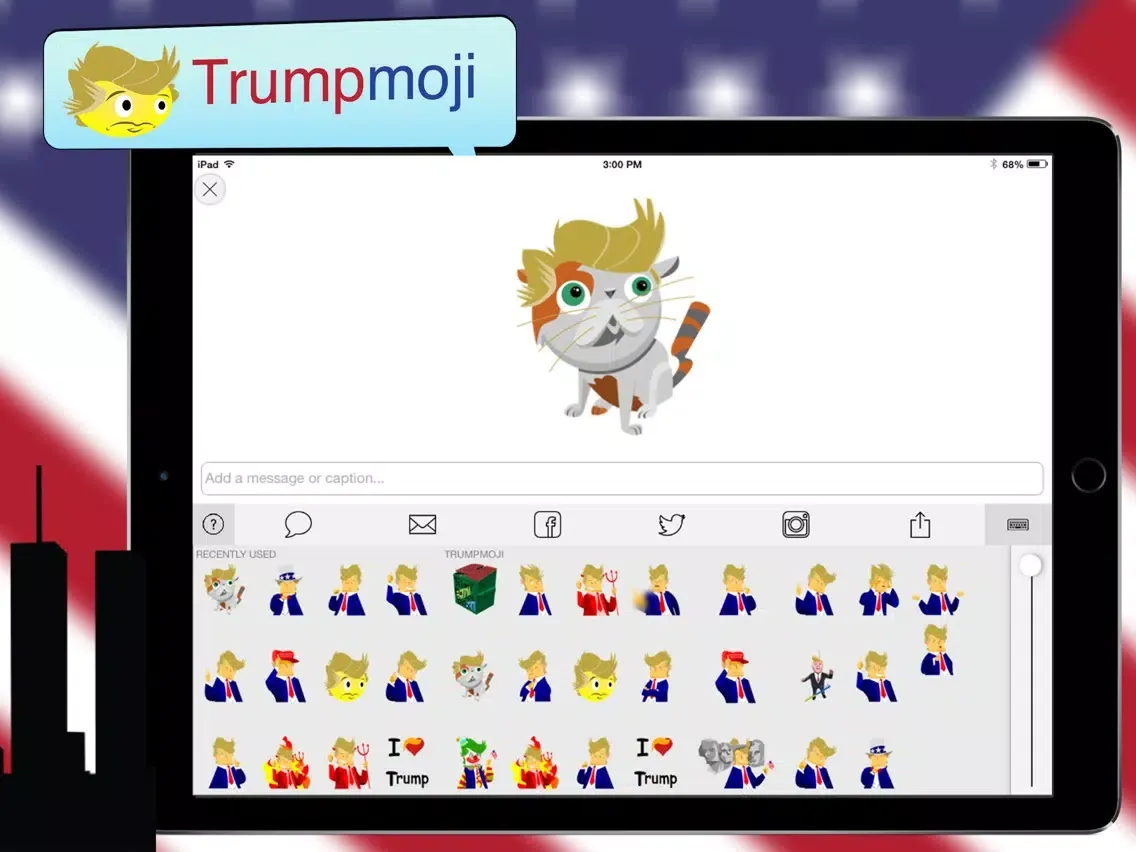 Trumpmoji iPad  Screenshots