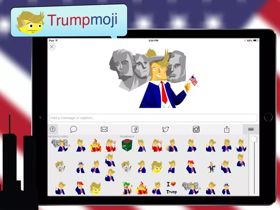 Trumpmoji iPad  Screenshots