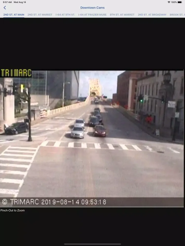 Screenshot di Louisville Traffic from WHAS11 iPad 
