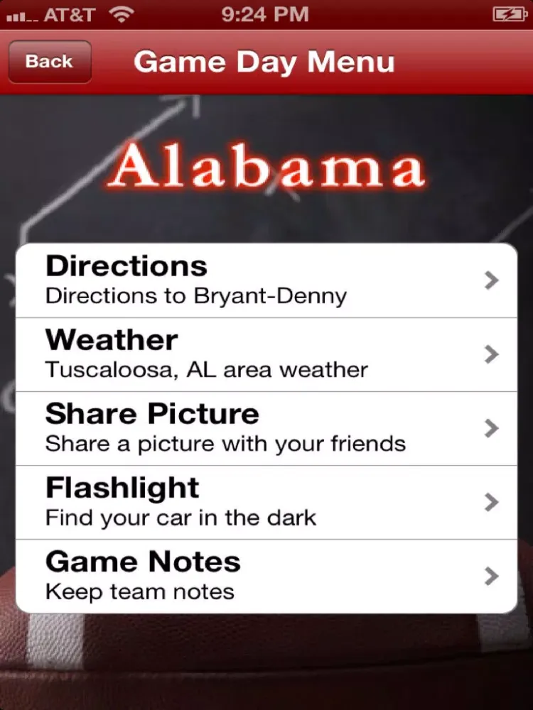 Alabama Football - Crimson Tide News, Schedule, Scores, and Trivia iPad  스크린샷