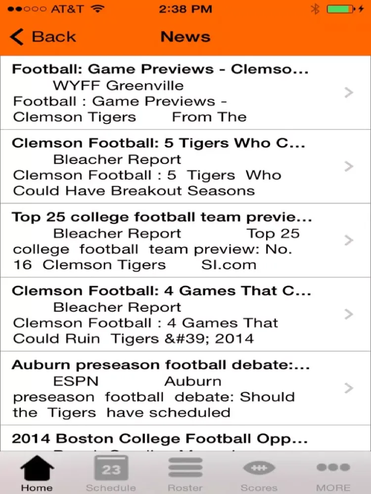 College Sports - Clemson Football Edition iPad  Ekran Görüntüleri