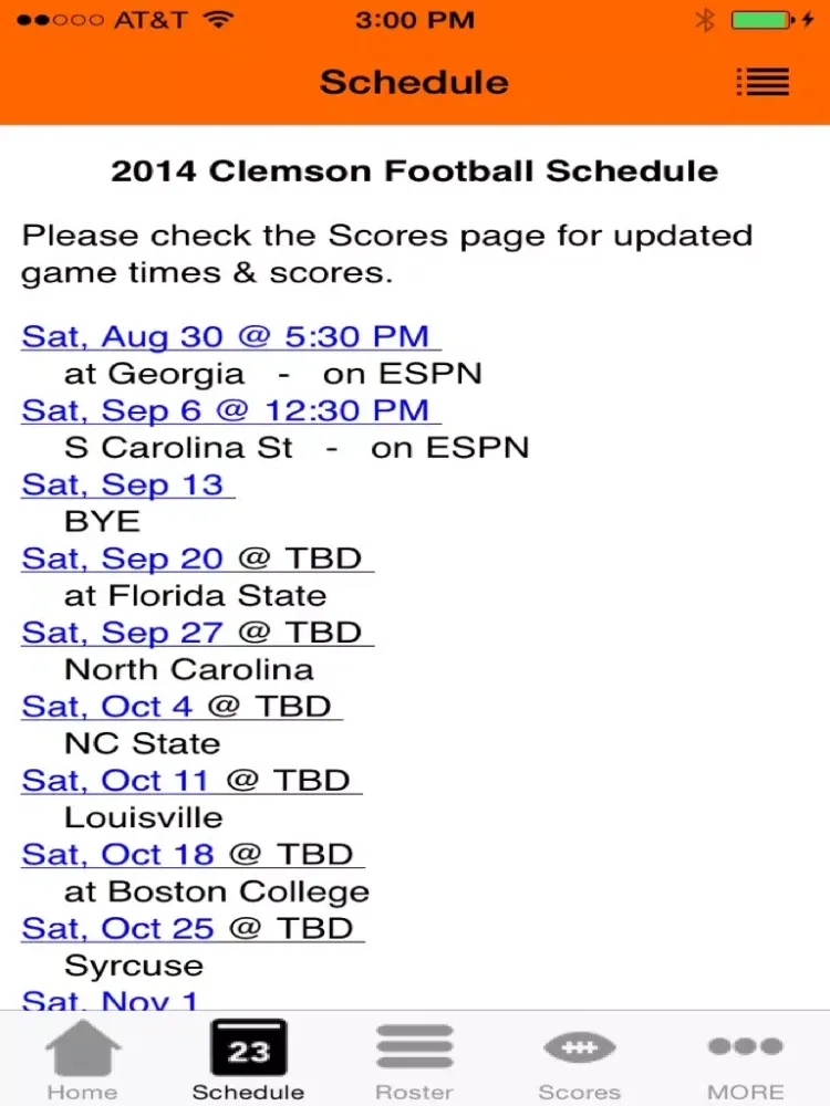 College Sports - Clemson Football Edition iPad  Ekran Görüntüleri