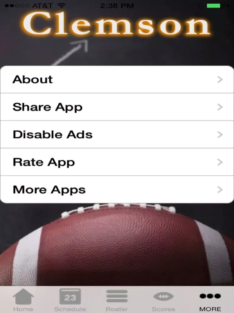 College Sports - Clemson Football Edition iPad  Ekran Görüntüleri