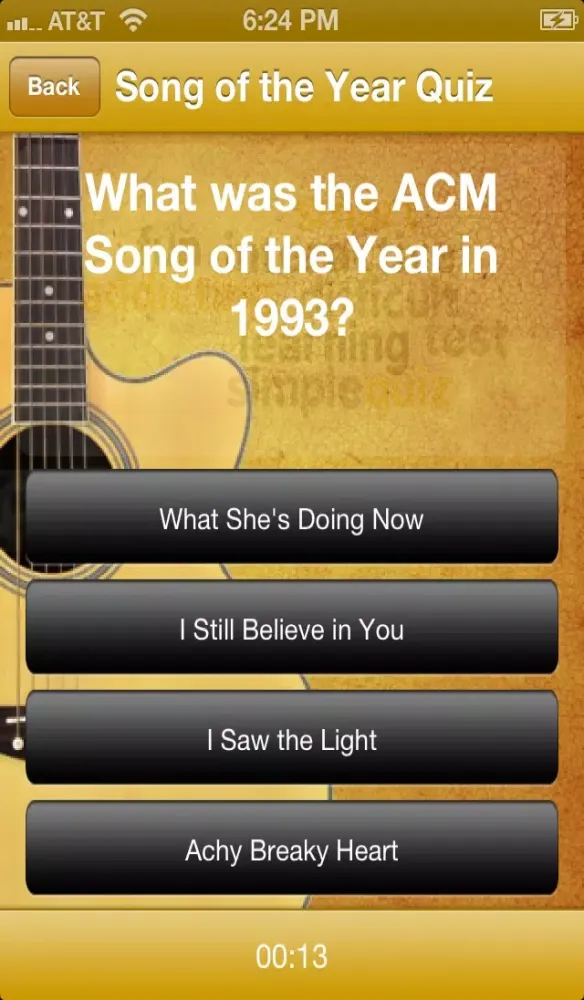 Country Music Trivia Quiz & News 스크린샷