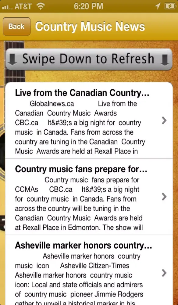 Country Music Trivia Quiz & News 스크린샷