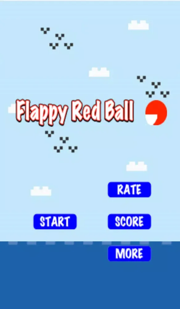 Flappy Red Ball - Bouncing Through Spikes Screenshots
