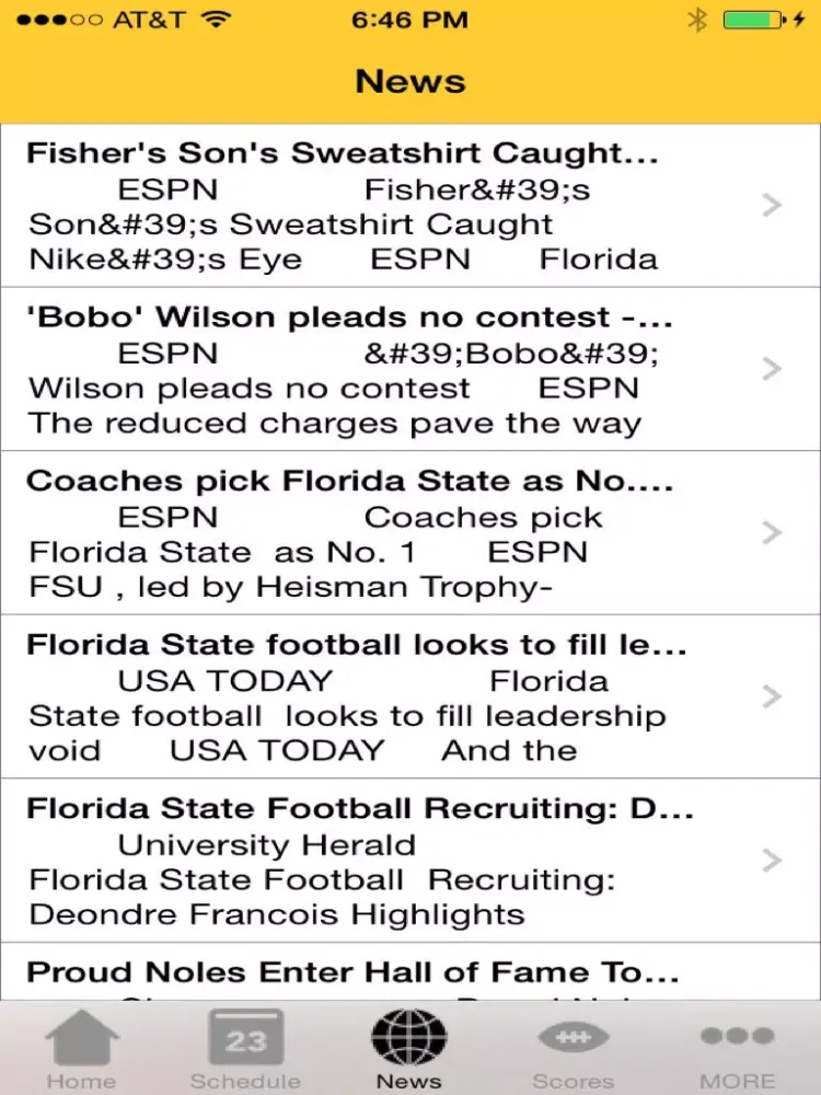 Capturas de pantalla de College Sports - Florida State (FSU) Football Edition iPad 