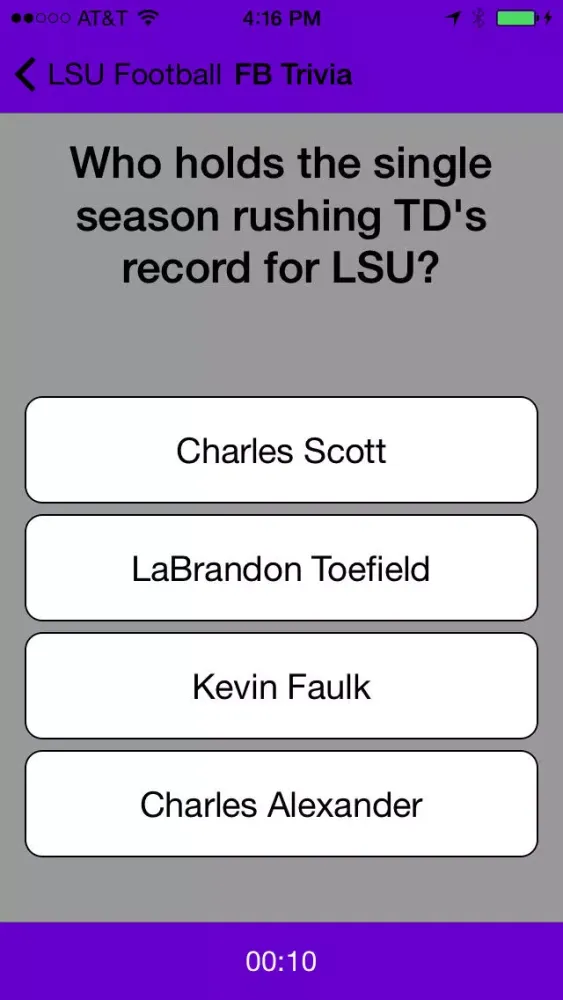 Capturas de pantalla de College Sports - LSU Football Edition