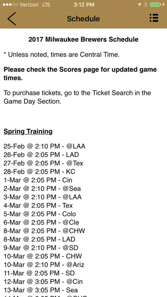 Milwaukee Baseball - a Brewers News App Screenshots