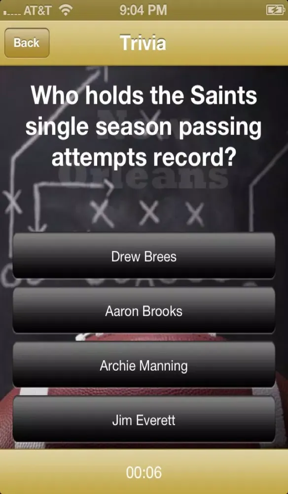 Capturas de tela do New Orleans Football - a Saints News App