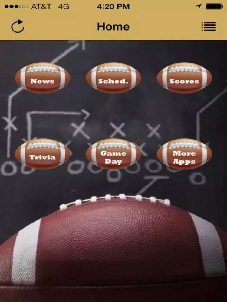 Ảnh chụp màn hình của College Sports - Notre Dame Football, ND Fighting Irish Edition iPad 