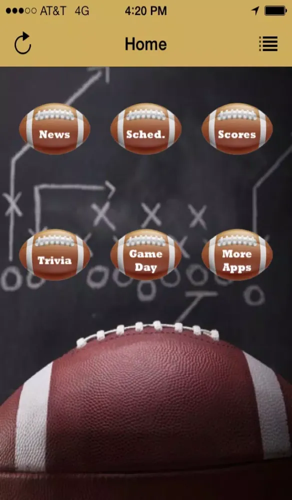Ảnh chụp màn hình của College Sports - Notre Dame Football, ND Fighting Irish Edition