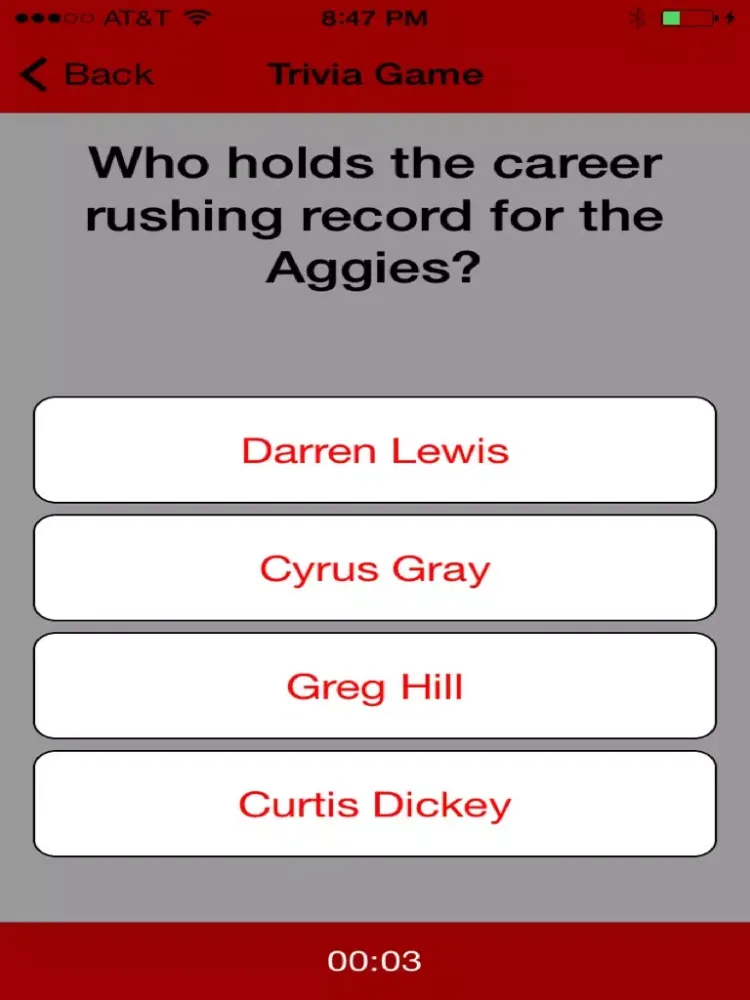 College Sports - Texas A&M Football Edition iPad  Screenshots