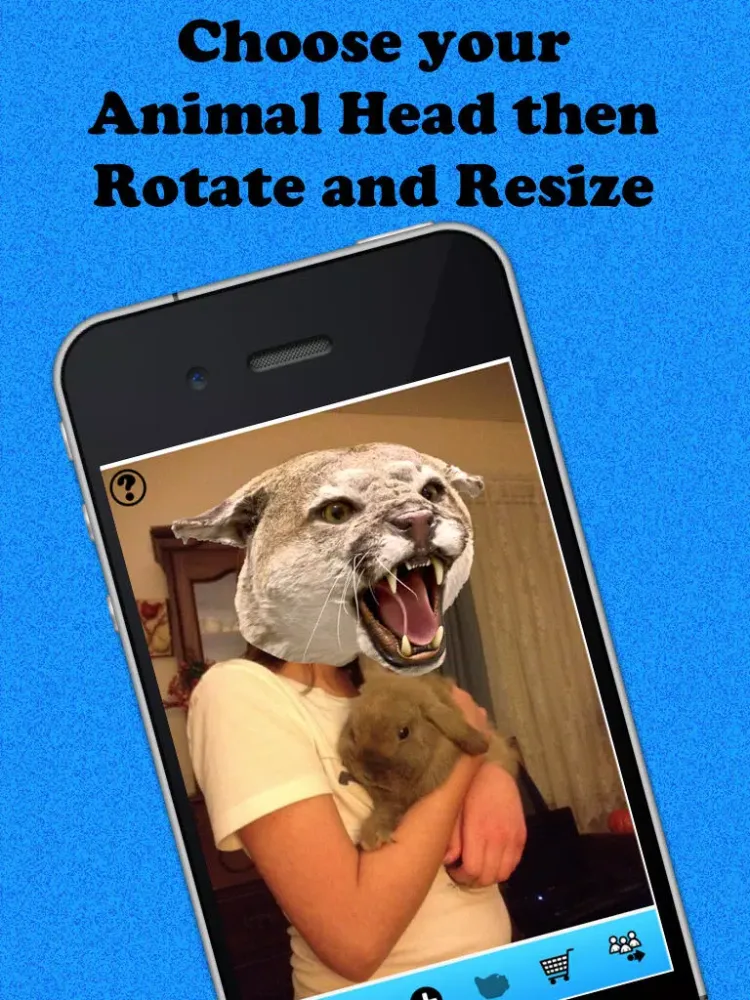 Zoo Booth Animal Faces - Photo Booth with Fun Animal Head Effects iPad  Screenshots