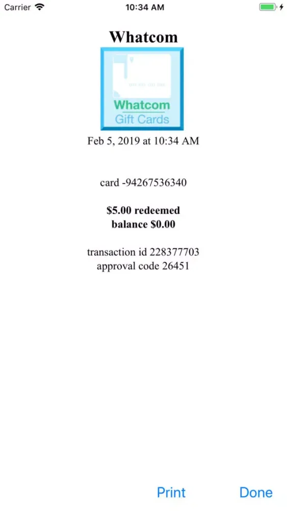 تصاویر Whatcom Gift Cards Terminal