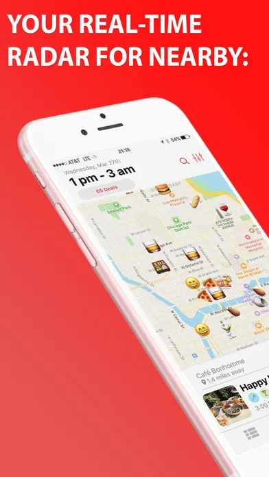 WhatElse - Nearby Happy Hours স্ক্রিনশট