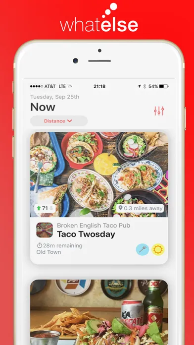 WhatElse - Nearby Happy Hours স্ক্রিনশট