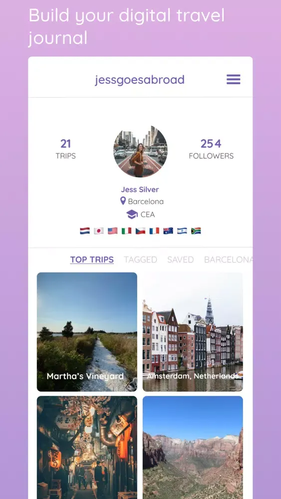 WhatNxt: The Study Abroad App 스크린샷