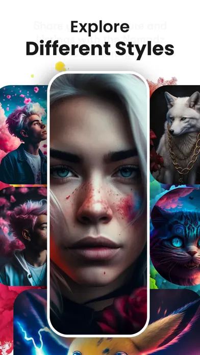 Capturas de pantalla de WhatPhoto - AI Art Generator