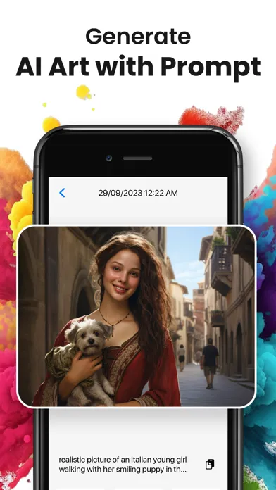 Capturas de pantalla de WhatPhoto - AI Art Generator