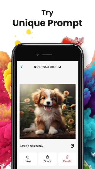 Capturas de pantalla de WhatPhoto - AI Art Generator