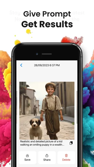 Capturas de pantalla de WhatPhoto - AI Art Generator