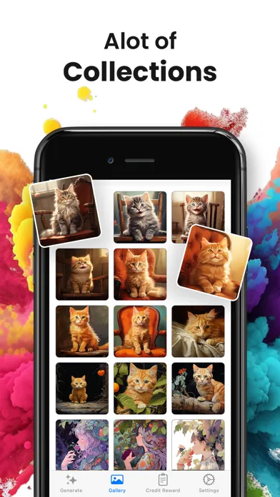 Capturas de pantalla de WhatPhoto - AI Art Generator