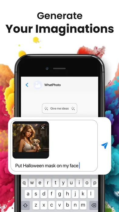 Capturas de pantalla de WhatPhoto - AI Art Generator