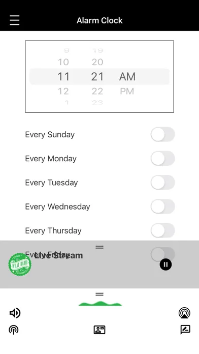 WHAT Radio Screenshots