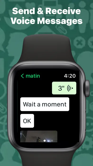 WhatsChat: Whats Chat on Watch سکرین شاٹس