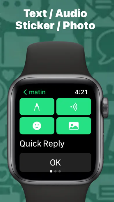 WhatsChat: Whats Chat on Watch سکرین شاٹس