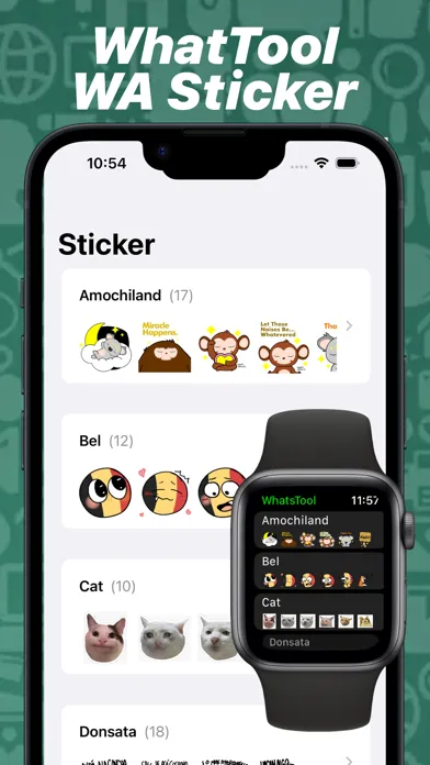 WhatsChat: Whats Chat on Watch سکرین شاٹس